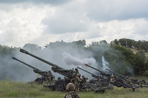 Đến lượt pháo Italia ở Ukraine bị pháo Nga phá hủy -0