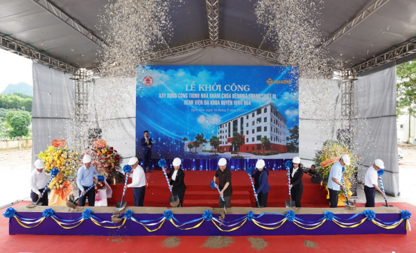 Sun Group tài trợ 50 tỷ đồng xây dựng khu nhà khám chữa bệnh Bệnh viện Đa khoa Định Hóa -0