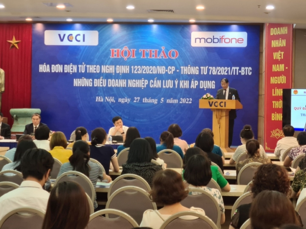 VCCI phối hợp cùng MobiFone tổ chức hội thảo về hóa đơn điện tử -0