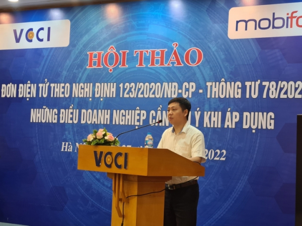 VCCI phối hợp cùng MobiFone tổ chức hội thảo về hóa đơn điện tử -0