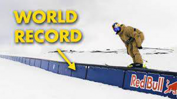 Tân kỷ lục gia về trượt ski… trên ống kim loại -0