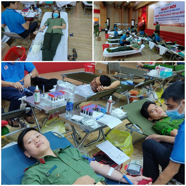 300 CBCS Công an tỉnh Bà Rịa-Vũng Tàu hiến máu tình nguyện -0