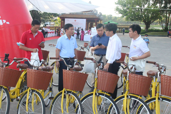 TP Huế đưa vào hoạt động mô hình xe đạp chia sẻ công cộng -0