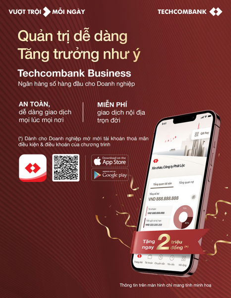 Techcombank chính thức ra mắt ngân hàng số dành cho doanh nghiệp -0