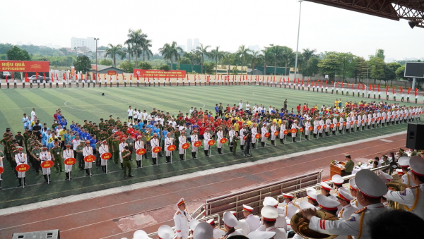 Khai mạc Hội thao kỷ niệm 60 năm Ngày truyền thống lực lượng CSND -0