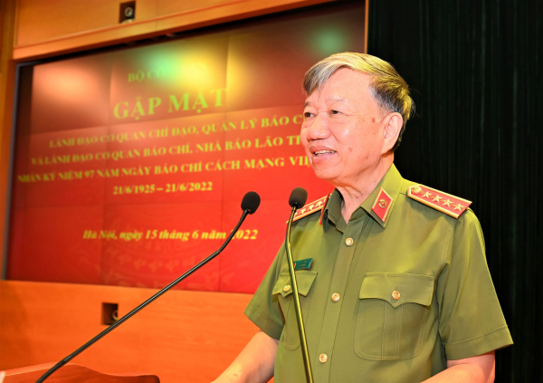 Bộ Công an gặp mặt các cơ quan quản lý, thông tấn, báo chí nhân dịp 97 năm Ngày báo chí Cách mạng Việt Nam -0