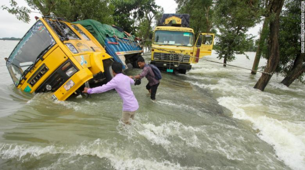 Lũ chồng lũ khiến hàng triệu người Bangladesh và Ấn Độ điêu đứng -0