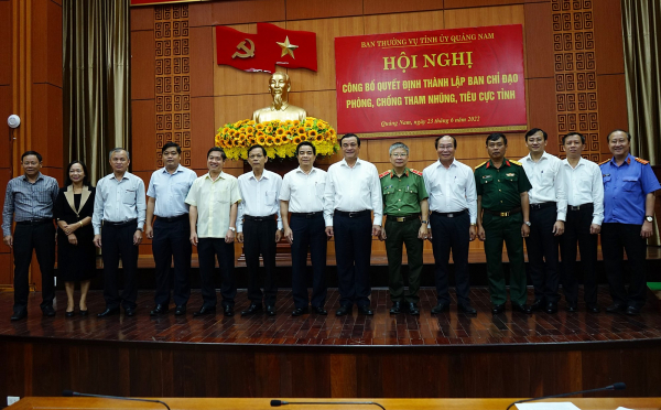 Quảng Nam thành lập Ban Chỉ đạo phòng, chống tham nhũng, tiêu cực tỉnh -0
