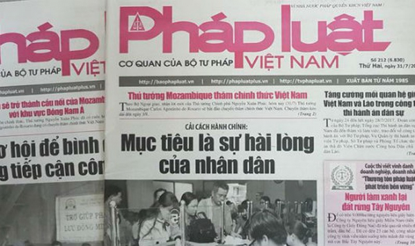 Thanh tra Bộ TT&TT chỉ ra nhiều sai phạm tại báo Pháp luật Việt Nam -0
