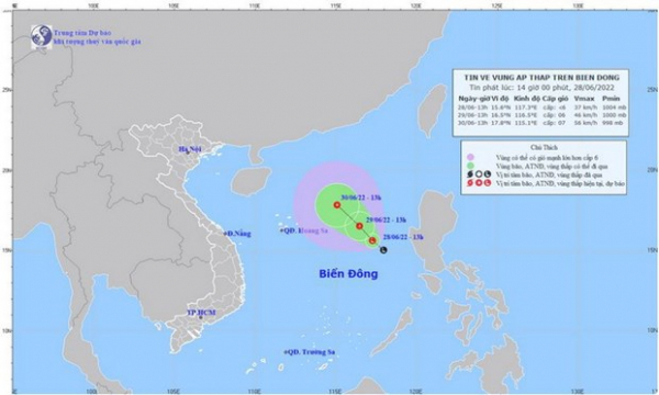 Các tỉnh ven biển từ Quảng Ninh đến Khánh Hoà khẩn trương ứng phó áp thấp có thể mạnh lên thành bão -0