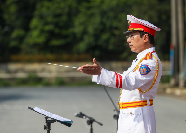 Đại tướng Tô Lâm dự tổng duyệt chương trình của Đoàn Nhạc Cảnh sát Việt Nam tại Nhạc hội Cảnh sát các nước ASEAN+ -1