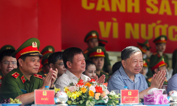 Đại tướng Tô Lâm dự tổng duyệt chương trình của Đoàn Nhạc Cảnh sát Việt Nam tại Nhạc hội Cảnh sát các nước ASEAN+ -0