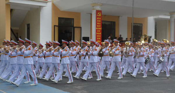 Đoàn Nghi lễ Quân đội tổng duyệt chương trình biểu diễn tại Nhạc hội Cảnh sát các nước ASEAN+ -3