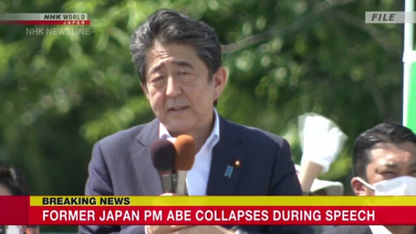 Cựu Thủ tướng Nhật Bản Shinzo Abe bị bắn khi đang phát biểu -0