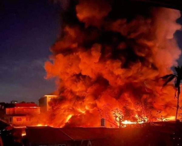 Khám nghiệm điều tra vụ cháy chợ Đọ Xá gây thiệt hại hơn 33 tỷ đồng -0
