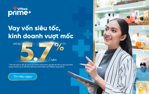 VPBank ra mắt siêu phẩm vay kinh doanh - Combo Business với lãi suất chỉ từ 5,7%/năm -0