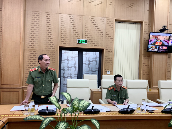 Thứ trưởng Lê Quốc Hùng chủ trì họp tổ chức Ngày hội toàn dân bảo vệ An ninh Tổ quốc -0