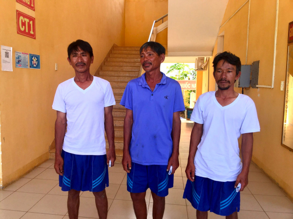Bốn thuyền viên trên tàu cá mất liên lạc ở Bình Thuận đã trở về -0
