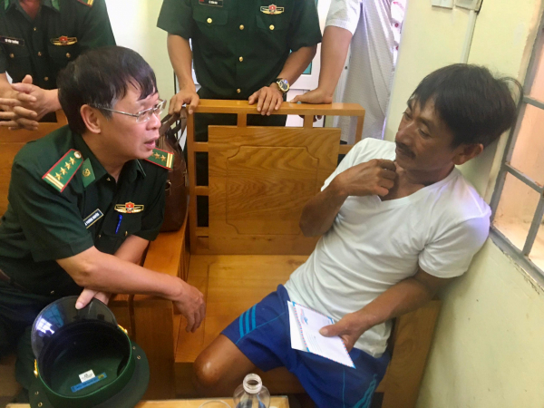 Bốn thuyền viên trên tàu cá mất liên lạc ở Bình Thuận đã trở về -0