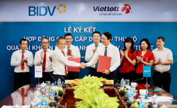 BIDV và Vietlott ký kết hợp đồng dịch vụ thu hộ qua tài khoản định danh -0