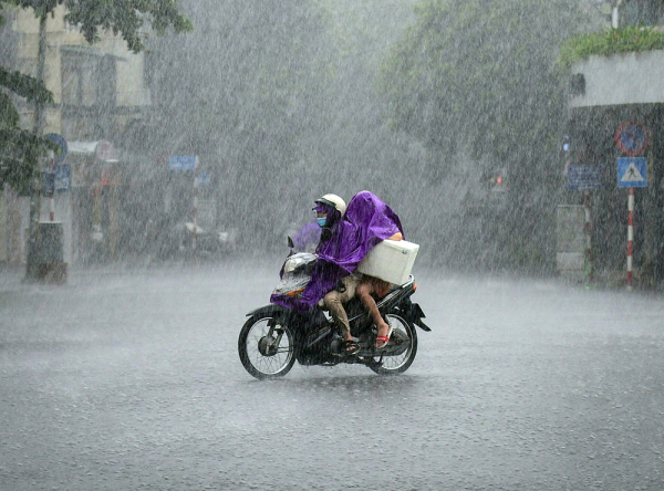 Bắc Bộ, Thanh Hóa và Nghệ Ancó mưa vừa, mưa to -0
