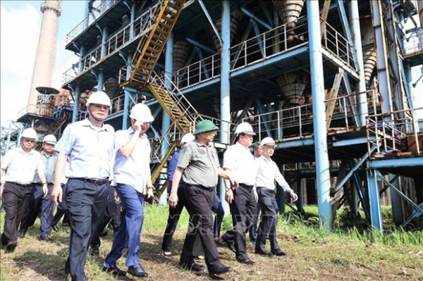 PM inspects stagnant steel project in Thai Nguyen -0