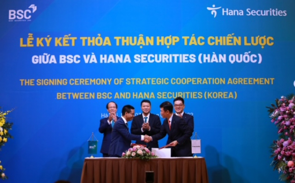 BSC và HSC (Hàn Quốc) ký kết thỏa thuận hợp tác chiến lược -1