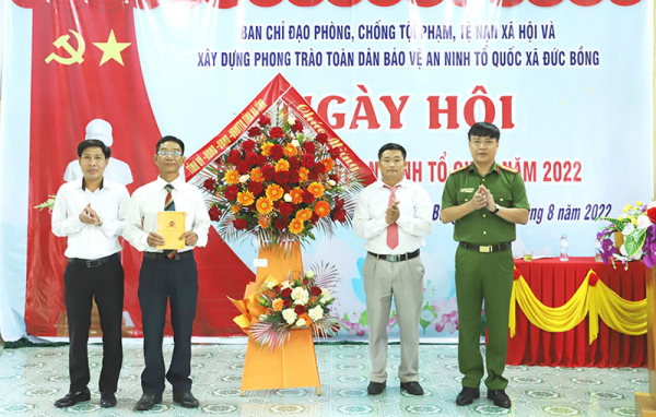 Sôi nổi ngày hội toàn dân bảo vệ ANTQ tại thôn 2, xã Đức Bồng, huyện Vũ Quang -0