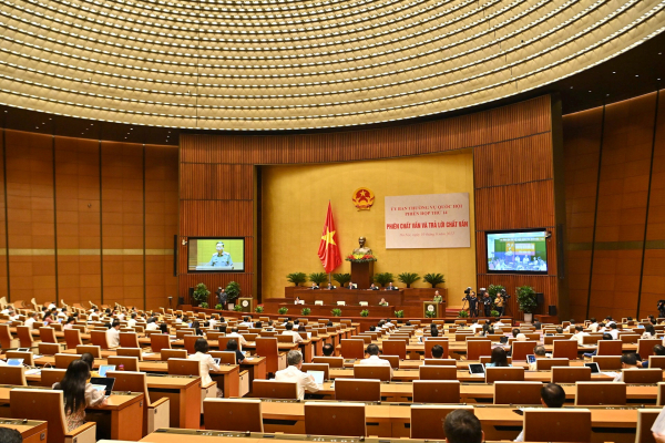 Bộ trưởng Tô Lâm trả lời chất vấn trước Quốc hội về nhóm vấn đề liên quan ANTT -0