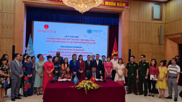 Việt Nam- Liên Hợp Quốc ký Văn kiện Khung Chiến lược Hợp tác Phát triển Bền vững giai đoạn 2022-2026 -0