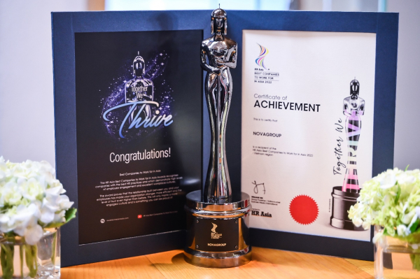 NovaGroup được vinh danh tại giải thưởng “Nơi làm việc tốt nhất châu Á 2022” -0
