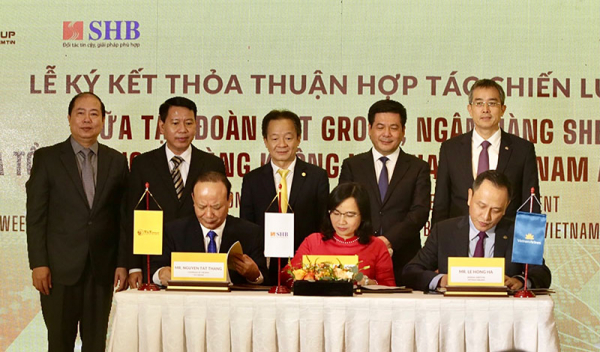 T&T Group, SHB hợp tác chiến lược với Vietnam Airlines và Đường sắt Việt Nam -0