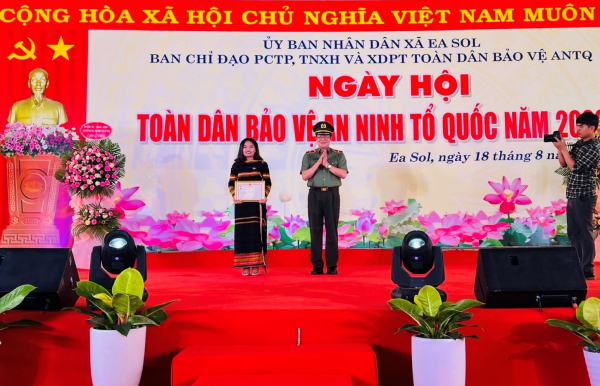 Sôi nổi “Ngày hội toàn dân bảo vệ ANTQ” tại Đắk Lắk -1