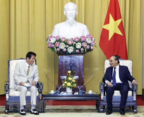 Chủ tịch nước tiếp Cựu Đại sứ đặc biệt Việt Nam-Nhật Bản -0
