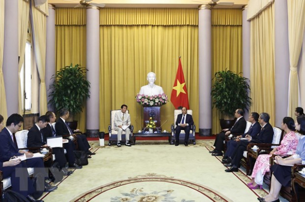 Chủ tịch nước tiếp Cựu Đại sứ đặc biệt Việt Nam-Nhật Bản -0