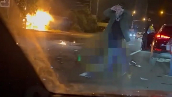 Xe ô tô nữ nhà báo Nga phát nổ vì bom ở Moscow -0