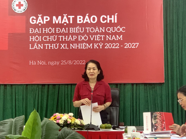 Gặp mặt báo chí thông tin chương trình Đại hội đại biểu Hội Chữ thập đỏ Việt Nam -0