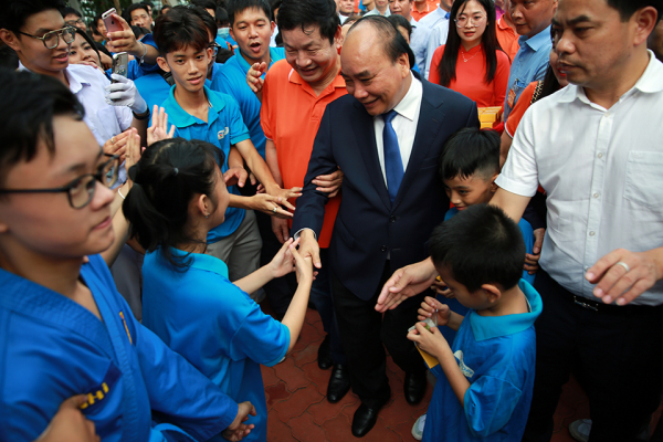 Chủ tịch nước Nguyễn Xuân Phúc dự Ngày hội tới trường Hope School -0