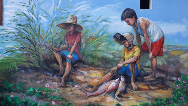 Đường tranh bích họa vẽ nên câu chuyện làng chài tại Đà Nẵng -3