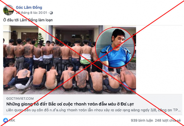Xuất hiện trang Fanpage chuyên giật tít, câu like sai sự thật về Lâm Đồng -0