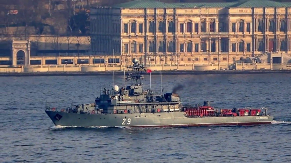 Tàu quân sự nước NATO trúng thủy lôi ở biển Đen -0