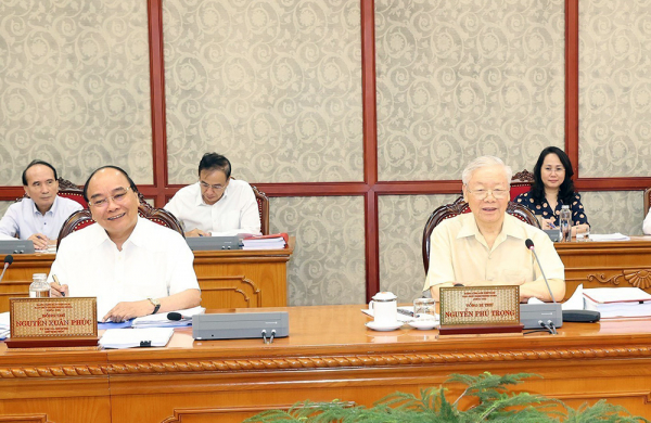 Tổng Bí thư chủ trì họp Bộ Chính trị, Ban Bí thư cho ý kiến các đề án -0