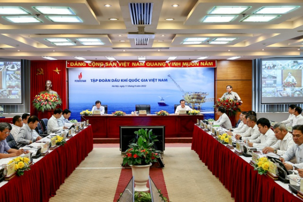 Thủ tướng làm việc với Tập đoàn Dầu khí Quốc gia Việt Nam -0