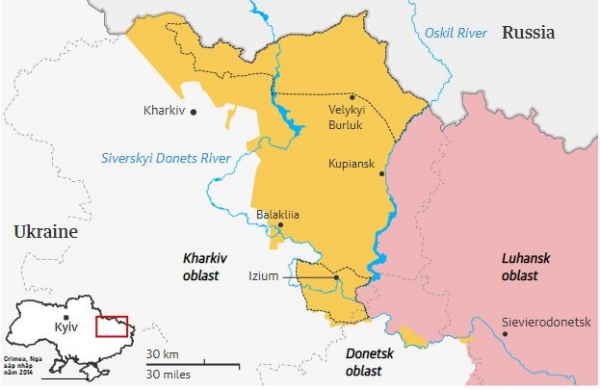 Sau Kharkov, Ukraine đẩy mạnh phản công Nga ở chiến tuyến Donbass -0