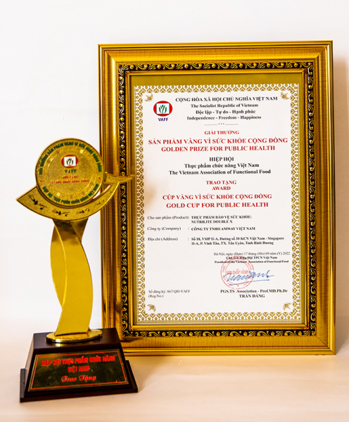 Amway Việt Nam lần thứ 10 vinh dự nhận giải thưởng  “Sản phẩm vàng vì sức khỏe cộng đồng” -0