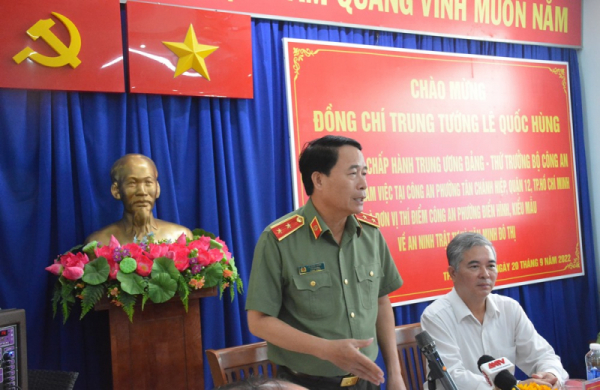 HCMC finishes project to build ward police post model of security, order and urban civilization -0