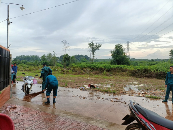 Hàng chục hộ dân ở Bình Phước bị ảnh hưởng mưa lũ -0
