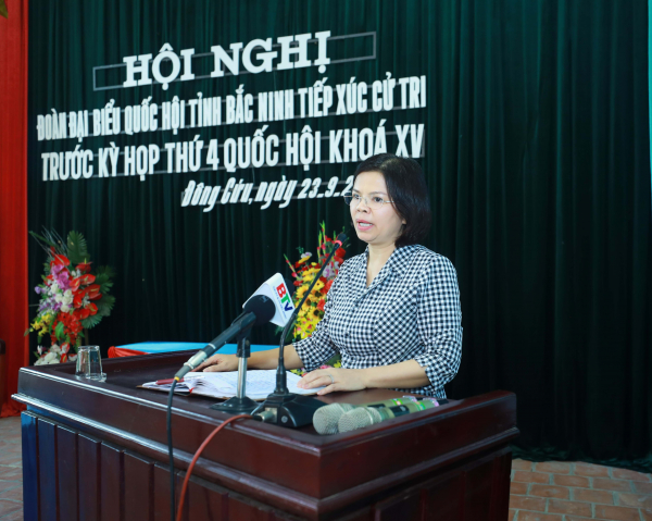 Thứ trưởng Trần Quốc Tỏ tiếp xúc cử tri tại Bắc Ninh -0