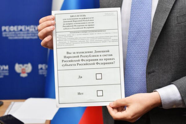 Cư dân 4 vùng Ukraine bắt đầu bỏ phiếu về việc gia nhập Nga -0