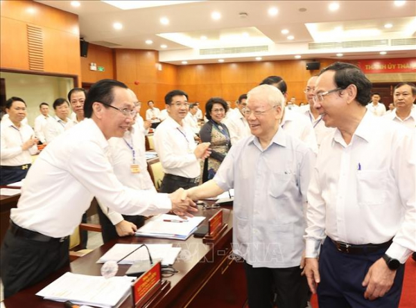 Tổng Bí thư: TP Hồ Chí Minh phát huy hơn nữa vai trò đầu tàu, động lực phát triển vùng Đông Nam Bộ và cả nước -0